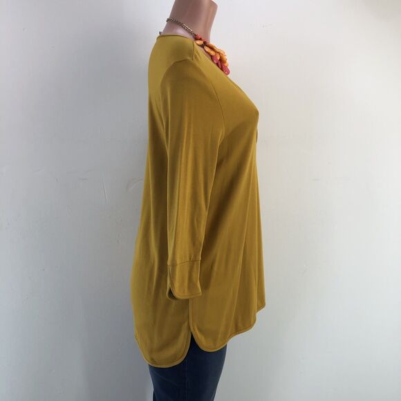 Cato Est 1946 Women’s Tunic Top Blouse Geometric Size M 3/4 Bell Sleeve … - Picture 5 of 14